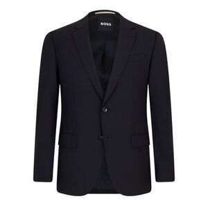 Boss Mens Lapel Collar Suit Jacket / Black
